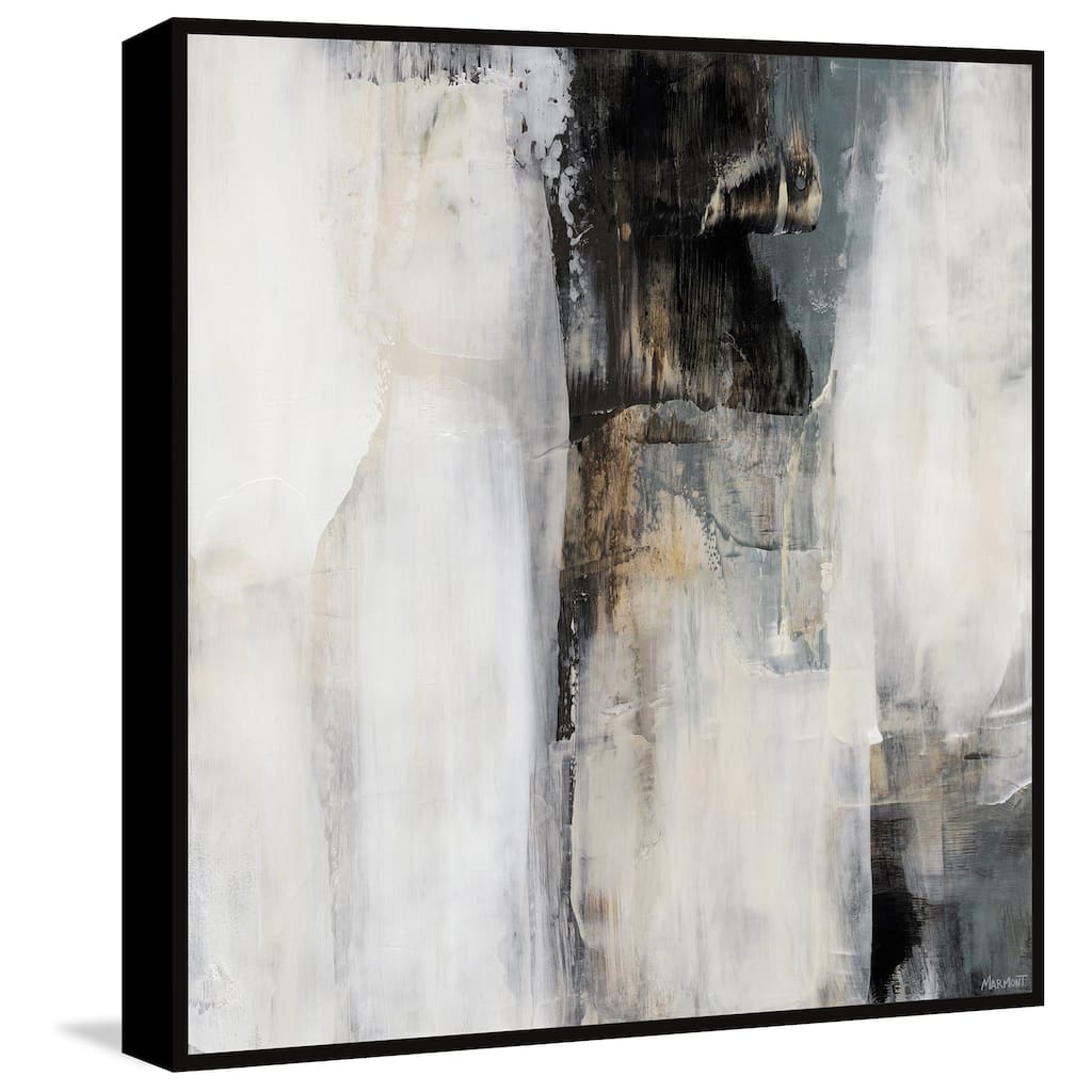 Dark Surface Floater Framed Print on Canvas