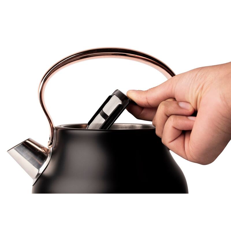Haden Heritage 1.7 Liter Stainless Steel Electric Tea Kettle