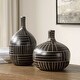 preview thumbnail 3 of 3, Uttermost Graphite Stride Geometric Vases Set/2