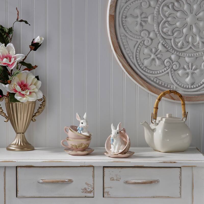 5-6" Resin Teacup Bunny