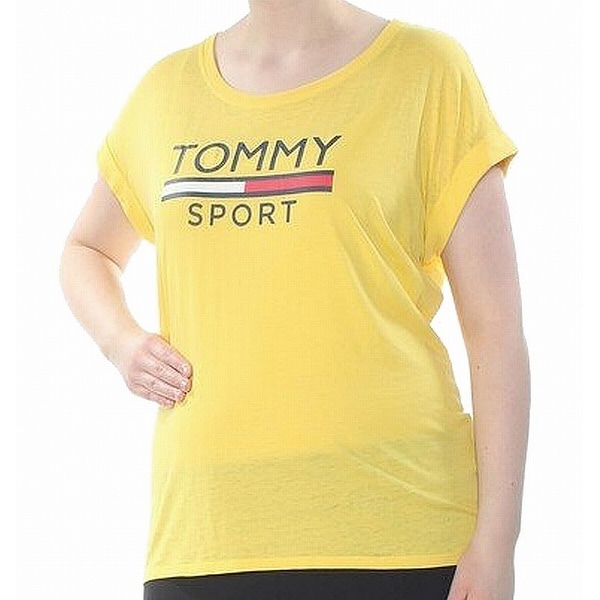 tommy hilfiger t shirt women's yellow