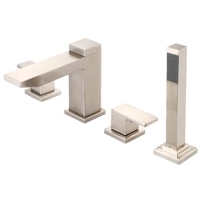 Pioneer Faucets Mod Deck Mounted 6-5/8" Reach Roman Tub Filler with