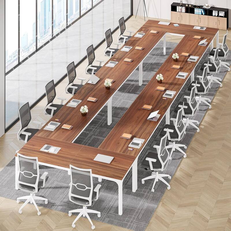 78.74" Large Rectangle Conference Table/Desk, Modern Seminar Meeting Table, Business Tables for Boardroom & Office