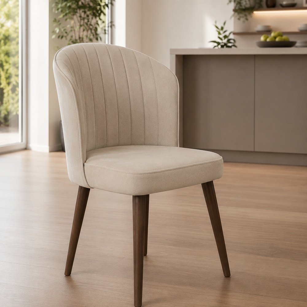 Roswell Mid-Century Modern Velvet Dining Chair (Set of 2)