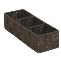 storage woven tray br brown simplify lure burgundy striped bin hipp hardware unit each plus