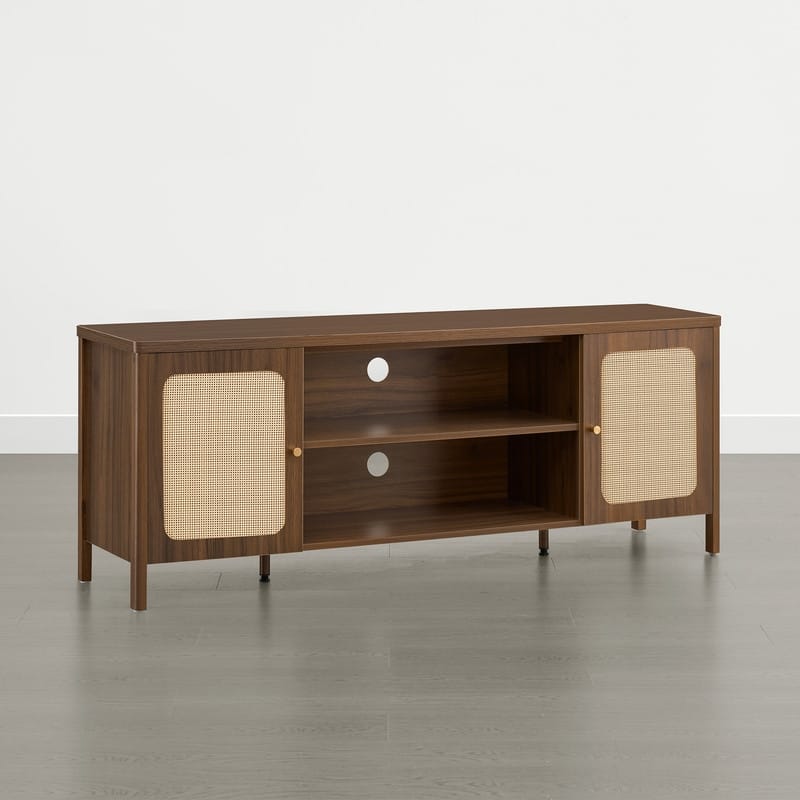 Spruce & Spring 62" Bohemian TV Stand Modern Media Console Entertainment Center