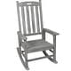 preview thumbnail 10 of 18, Wooden Porch Rocker Chair Wide Seat and Tall Backrest,High Back Smooth Rocking Chairs for Outdoor & Indoor,Light
