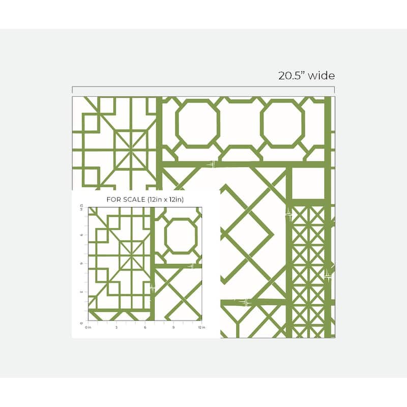 NextWall Garden Trellis Peel and Stick Wallpaper