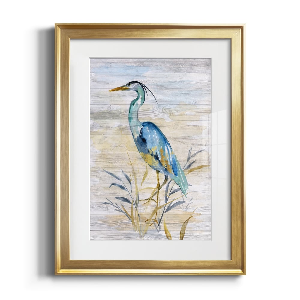 Blue Heron II Premium Framed Print - Ready to Hang