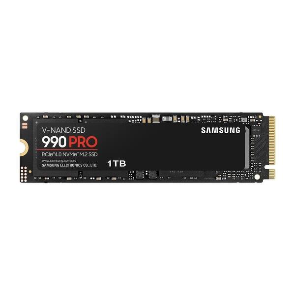 slide 2 of 5, SAMSUNG SSD 990 PRO 1TB, PCIe 4.0 M.2 2280, Seq. Read Speeds Up-to 7,450MB/s (MZ - Dark Cherry - L