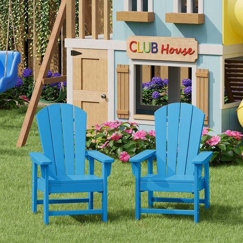 Laguna Kids Outdoor Poly Adirondack Chair (Set of 2)