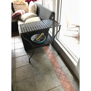 International Caravan Mandalay 2-tier Patio Table