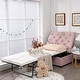preview thumbnail 30 of 31, Costway Folding Ottoman Sleeper Bed with Mattress Convertible Guest - See details