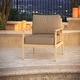 preview thumbnail 82 of 183, Sunbrella Outdoor Deep Seat Cushion Seat 25 x 25.5 x 5 | Back 25 x 18 x 5 - Spectrum Mushroom