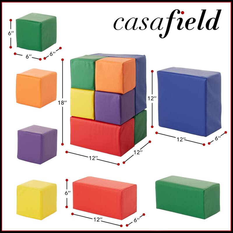 Toddler Foam Building Block Sets for Kids Soft Play Colorful Stacking