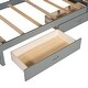 preview thumbnail 15 of 16, Twin-over-Twin Classic Wooden Bunk Bed with Storage