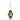 15 in. Metal Solar Hanging Lantern with Beads