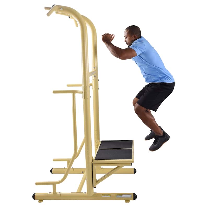 Stamina Products Outdoor Fitness Multi Use Strength Training Power Tower, Green - 88