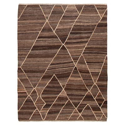 Sivas Brown Kilim 5'11" x 7'10" - 5'11 x 7'10