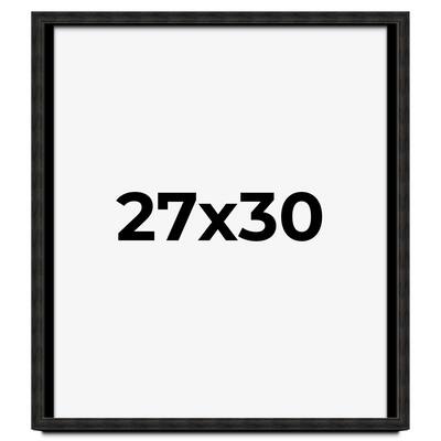 27x30 Shadow Box Black Rustic Barnwood Display Frame | 1.125 Inch