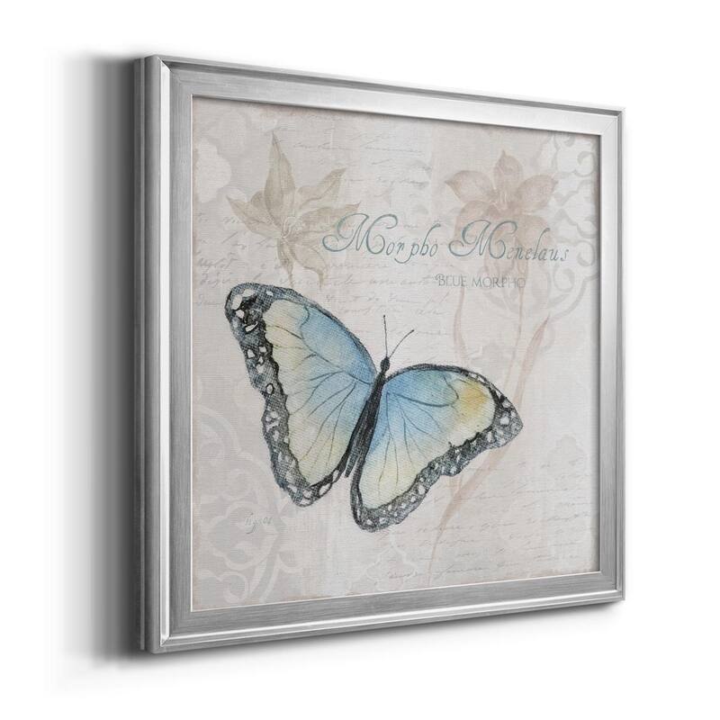Postcard Butterfly III-Premium Framed Canvas - Ready to Hang