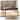 Signature Design by Ashley Ralene Dark Brown Leatherette Dining Bench - 49.75" W x 16.25" D x 18.5" H