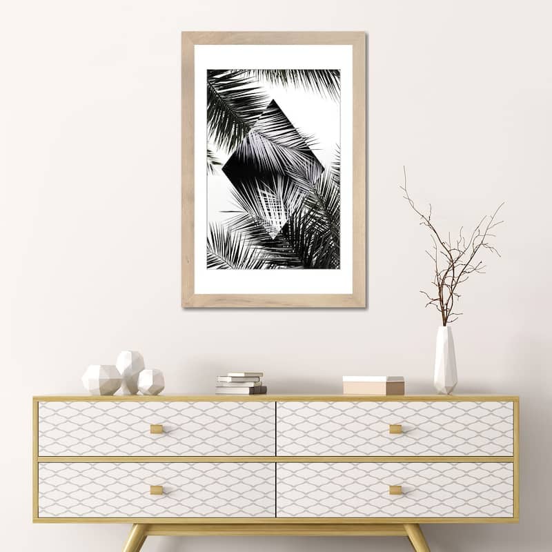 iCanvas "Palm Leaves II" by Mareike Bohmer