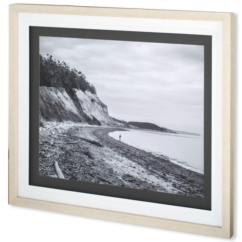 Fisherman, Ebeys Landing Whidbey Island Framed Art Print