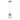 Atlas Lighting Vines Coastal Glass Pendant Light for Kitchen Island or Above Dining Table - 5 in. Wide