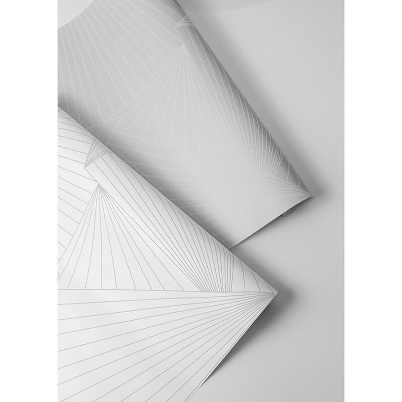 NextWall Ray Geo Peel and Stick Wallpaper