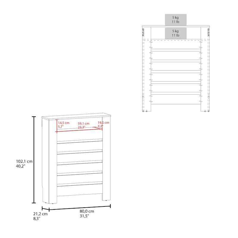 Risk Radiator Cover with Storage, Space,Saving Design, Natural Oak and White