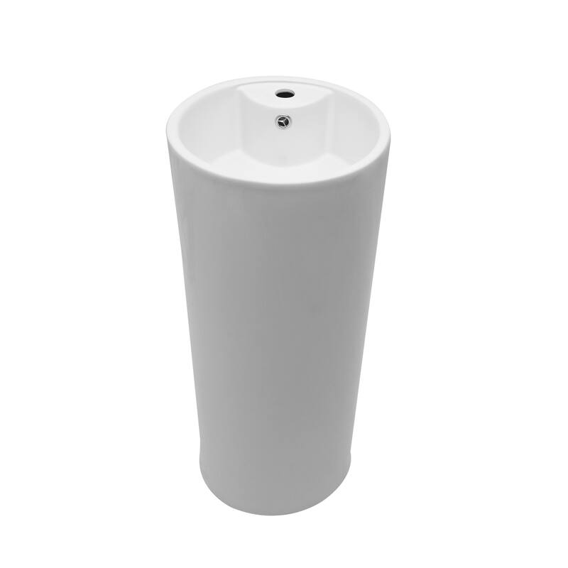 Classic Ceramic Pedestal Sink Bathroom Sink Basin