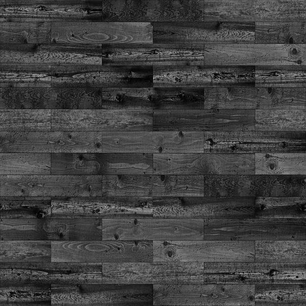 Black Wood Texture Peel and Stick Removable Wallpaper 8479
