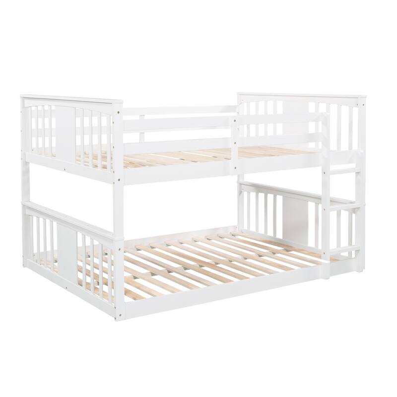 Full Over Full Bunk Bed with Ladder