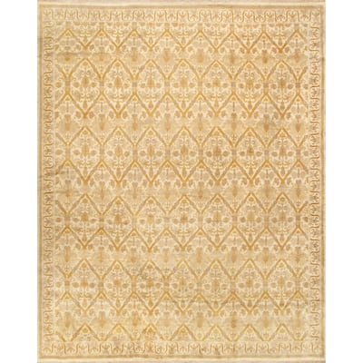 Pasargad Home Antique Savonnerie Collection Hand-Knotted Lamb's Wool Area Rug-11'10" X 14' 6" - 11'10" X 14' 6"