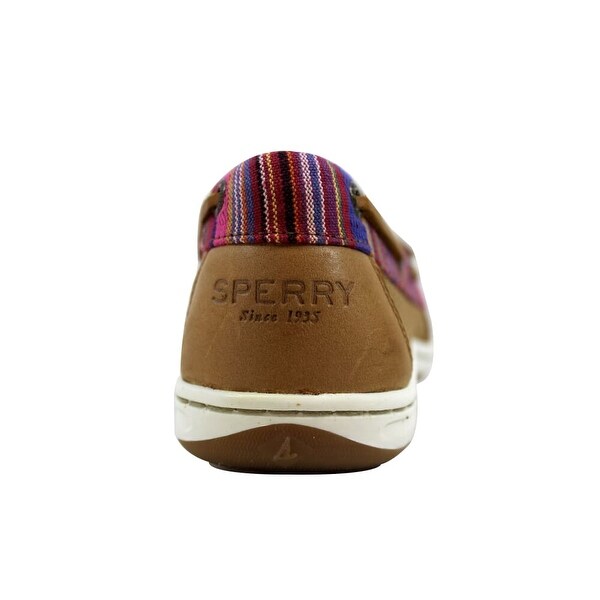 tan sperrys women's