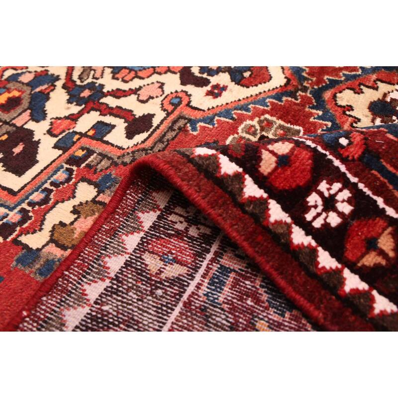 ECARPETGALLERY Hand-knotted Kayseri Vintage Dark Red Wool Rug - 5'6 x 10'2