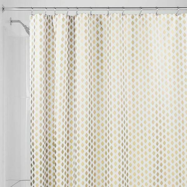 Fabric 70" x 72" Bathroom Shower Curtain Popular Bath Spindle Gold Collection Fabric 70" x 72" Bathroom Shower Curtain Popular Bath Spindle Gold Collection