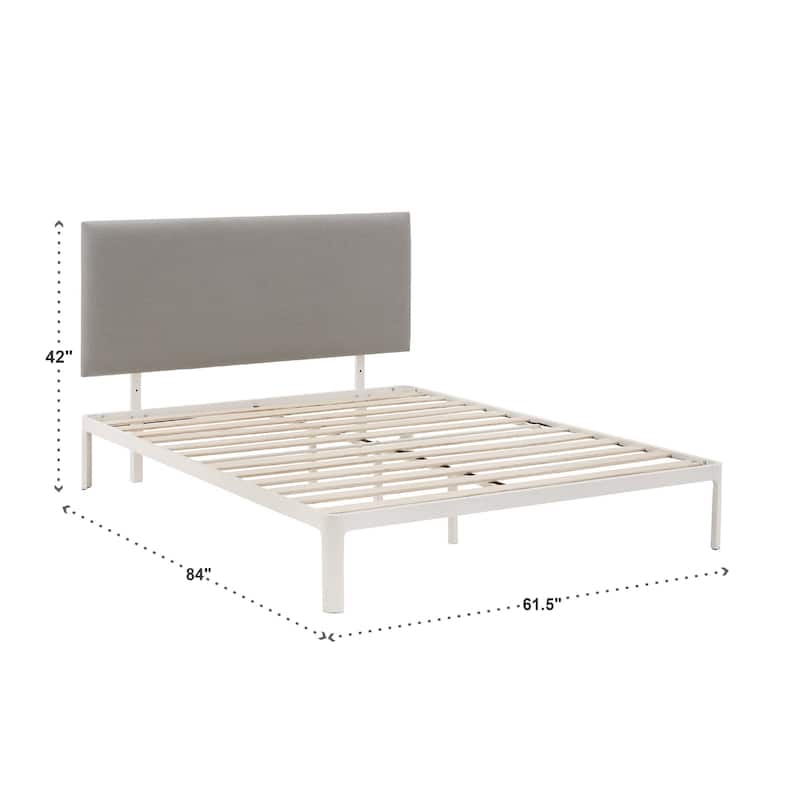 Solleftea Queen Upholstered Headboard Platform 3 Piece Bedroom Set by iNSPIRE Q Modern