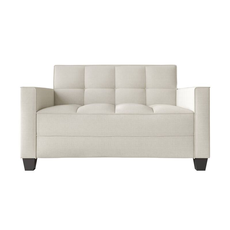 CraftPorch Chic Modern Linen Upholstered Loveseat - Beige