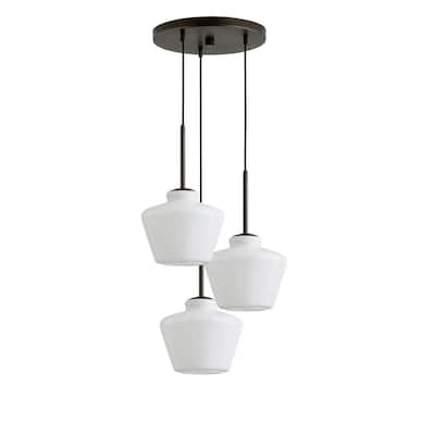 Cafe 3-Lights Designer Glass Pendant Lamp