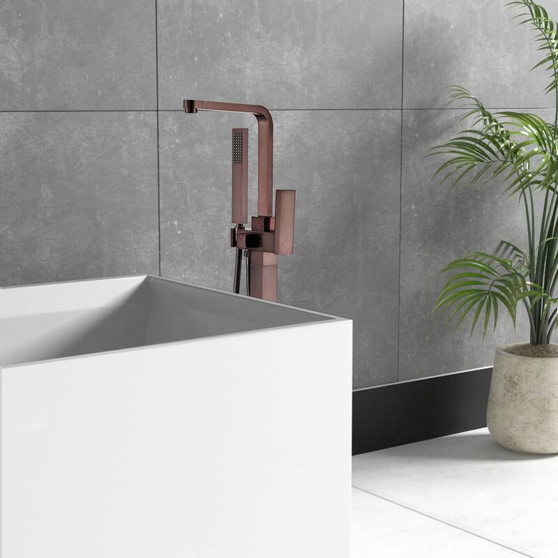 Freestanding Bathtub Faucet with Hand Shower