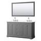 Option Dark Gray, Chrome Trim, Giotto Quartz Top
