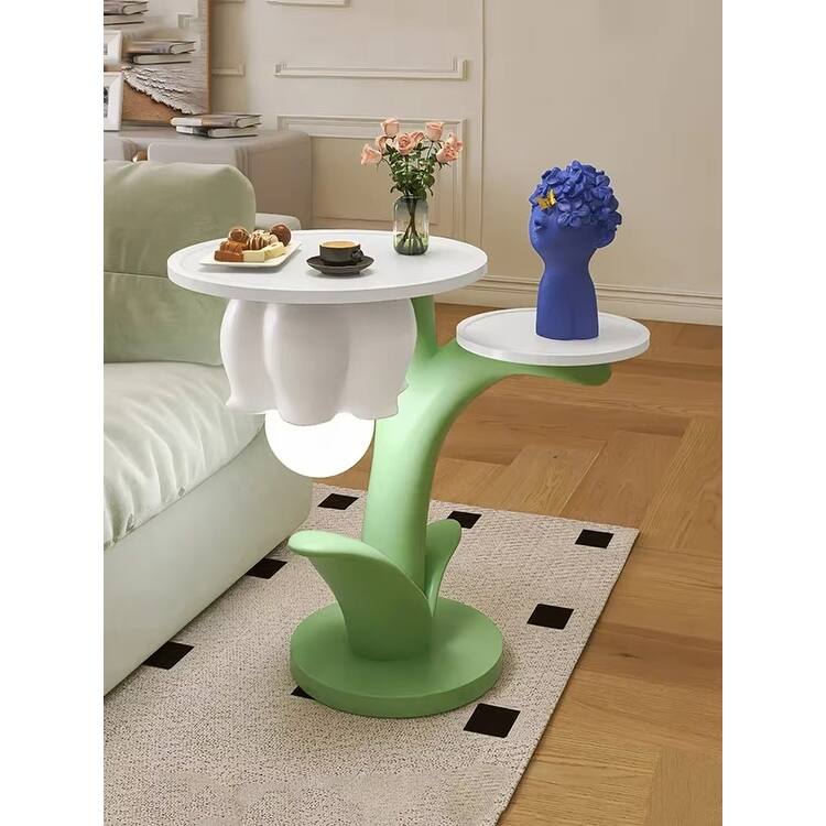 Lily of The Valley Side Coffee Table