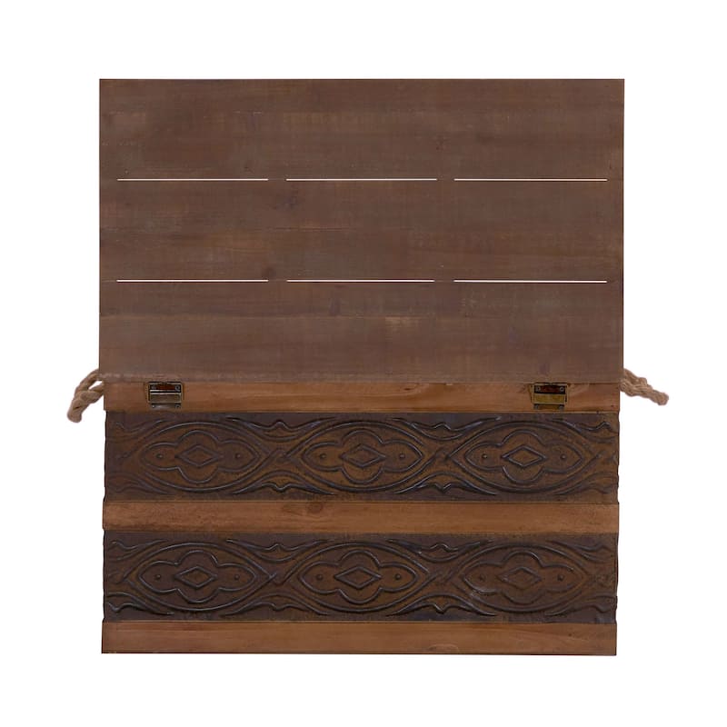 Household Essentials Decorative Trunk - 16.0"L x 27.4"W x 15.8"H