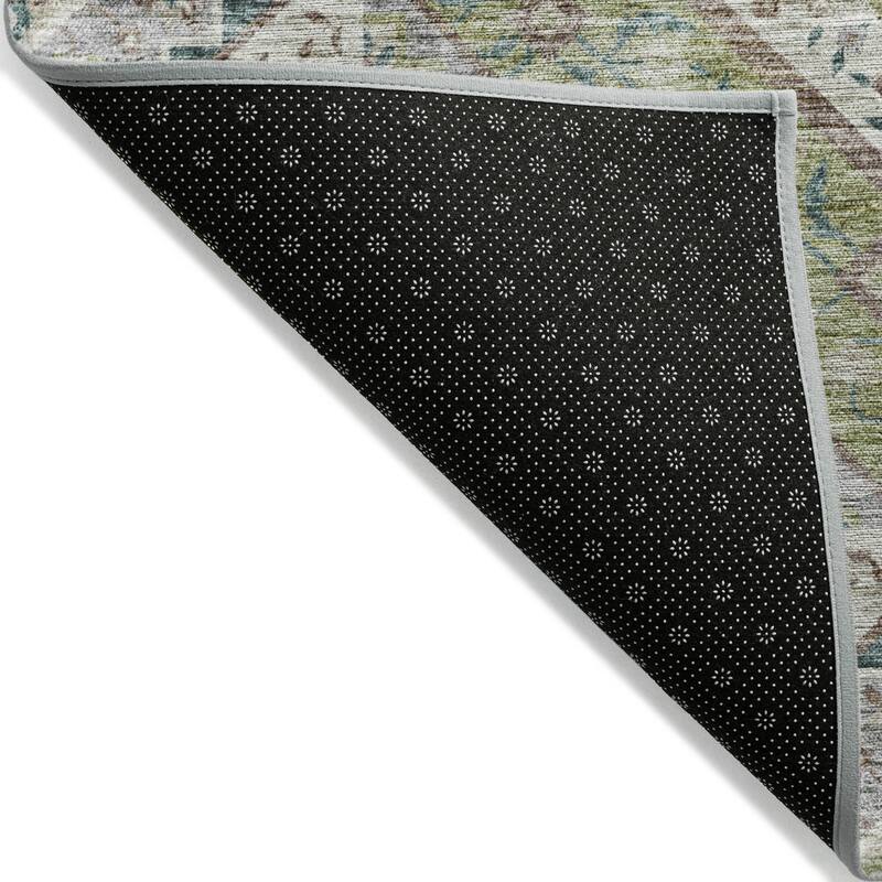 Machine Washable Indoor/Outdoor Traditional Ali Chantille Rug