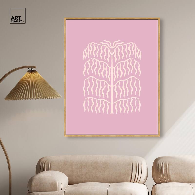 Lavender Mauve Canvas by Art Remedy