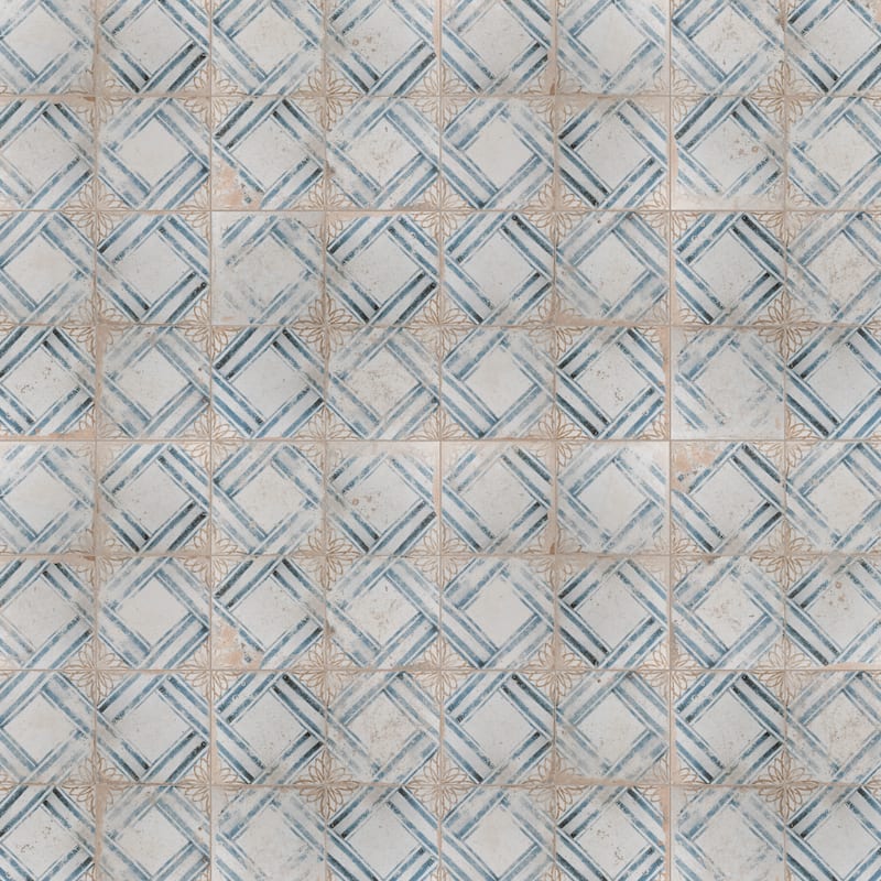 Merola Tile Kings Root Lattice 17-5/8" x 17-5/8" Ceramic Floor and Wall Tile