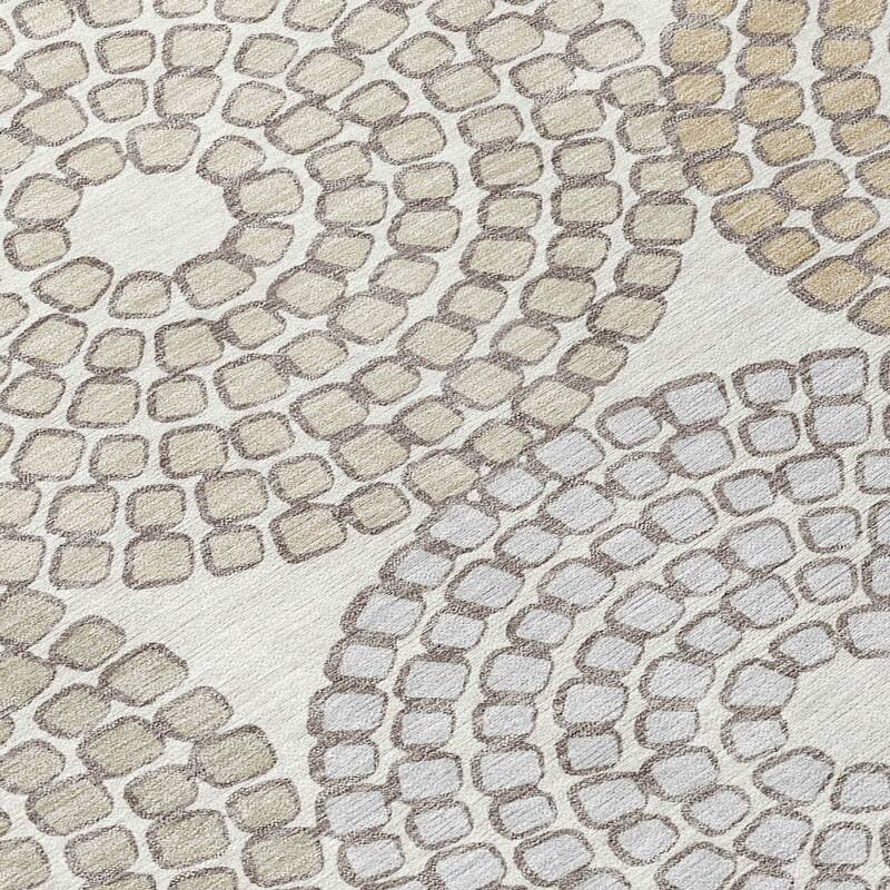 Machine Washable Indoor/ Outdoor Chantille Contemporary Rug