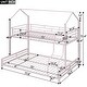 preview thumbnail 25 of 23, Metal House Bunk Bed